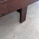 Old chaise longue wooden lounge chair Italian design from the 60s vintage