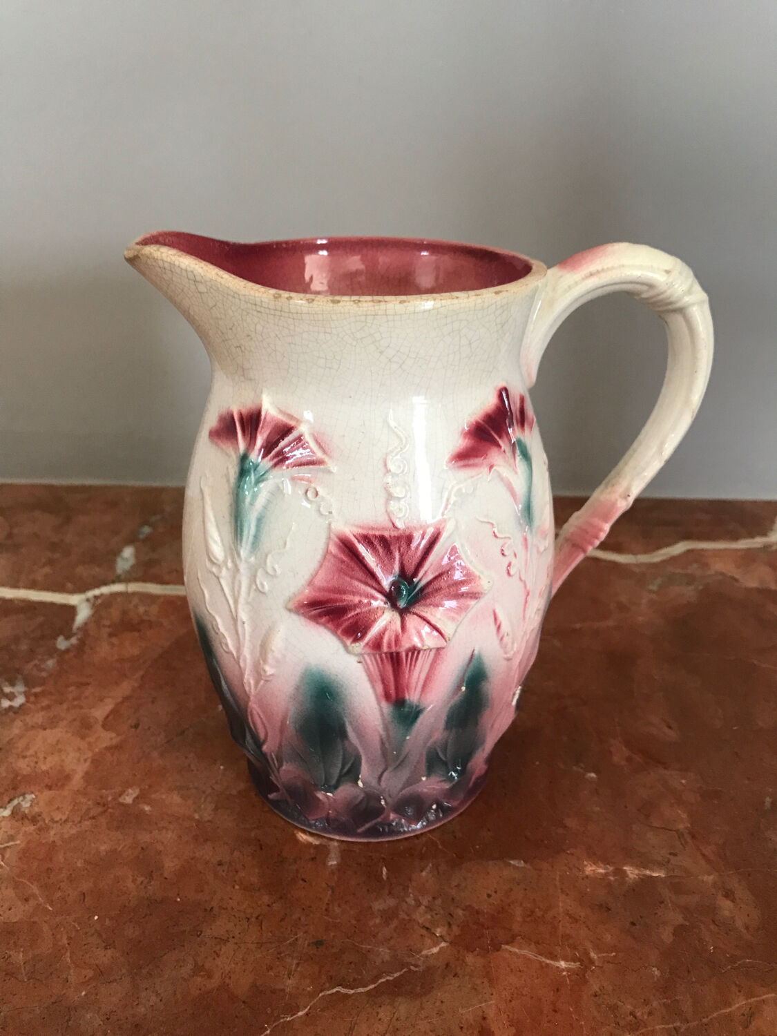 Pitcher in pink slip