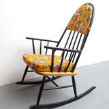 1950s rocking chair in scandinavian style