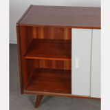 Vintage oak chest of drawers by Jiri Jiroutek, model U-452, 1960