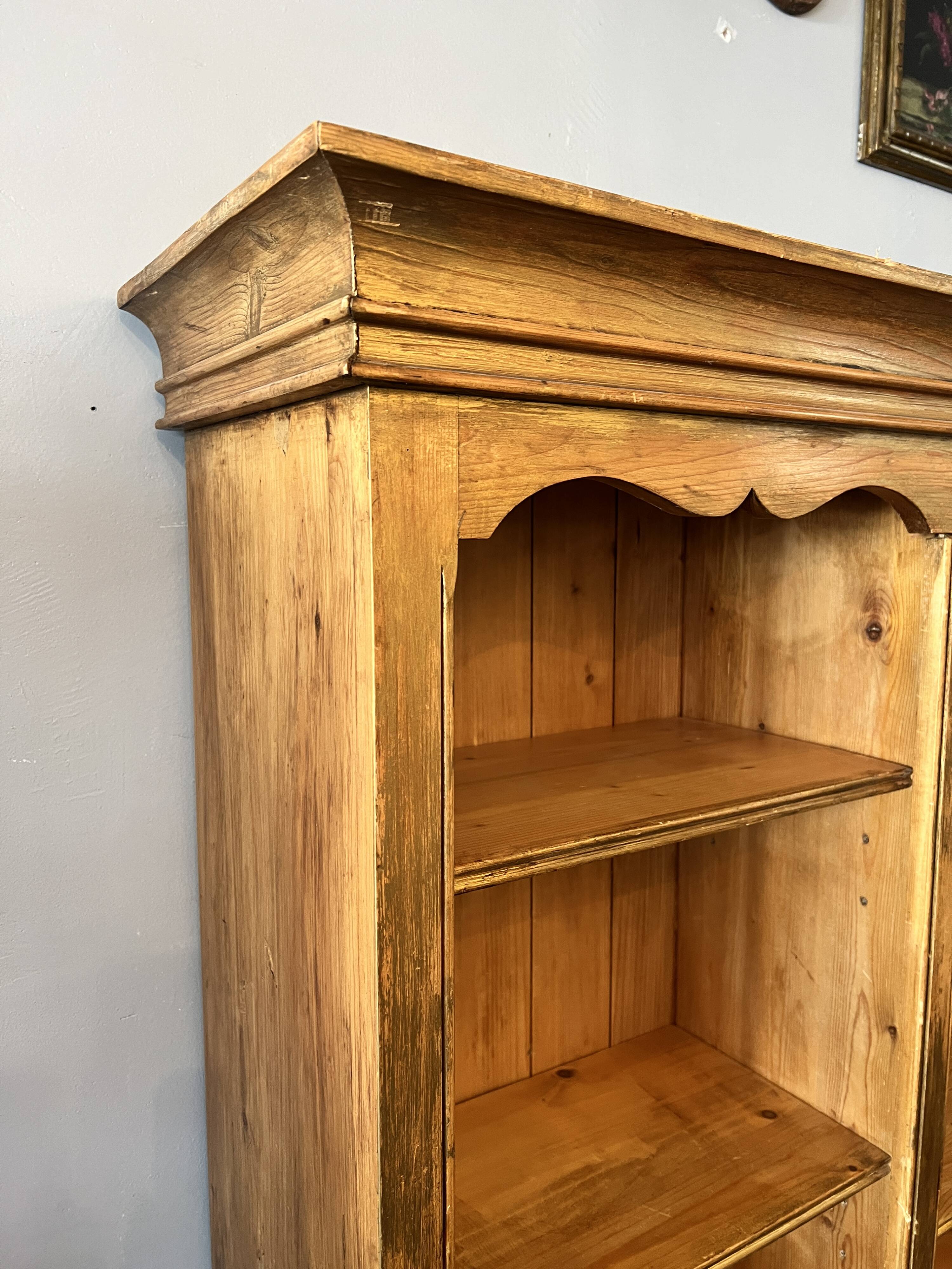 Solid pine bookcase