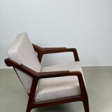 Danish easy chair in afromosia by Brockmann Petersen for Randers, 1960s
