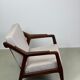 Danish easy chair in afromosia by Brockmann Petersen for Randers, 1960s
