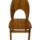 Vintage set of four pinewood chairs Rainer Daumiller minimalist design
