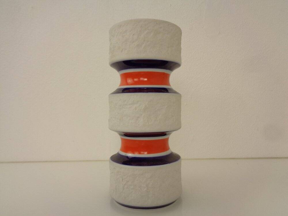 Space Age Op Art Vases from Royal KPM, 1960s, Set of 2