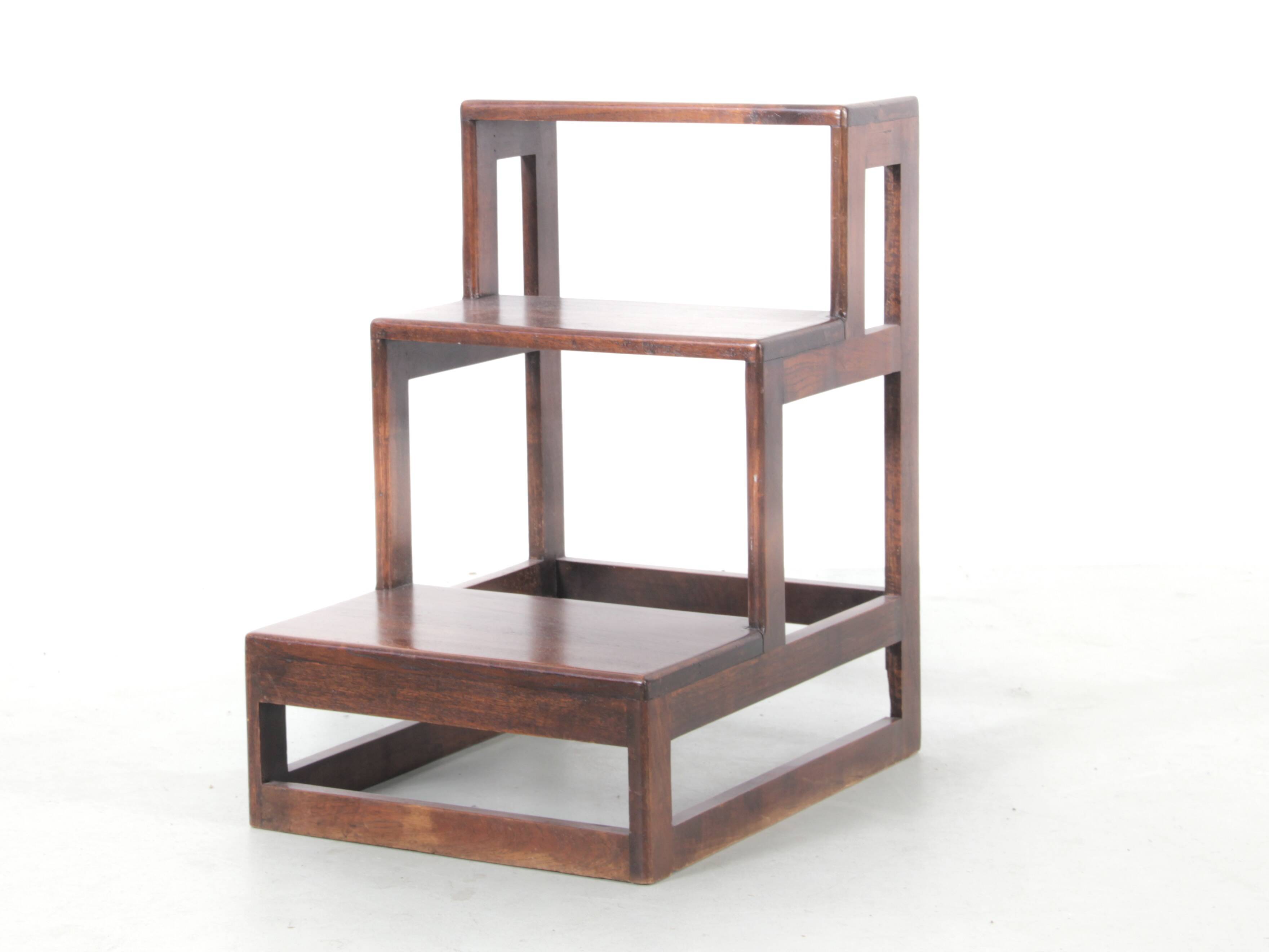 Escabeau de bibliothèque scandinave vintage