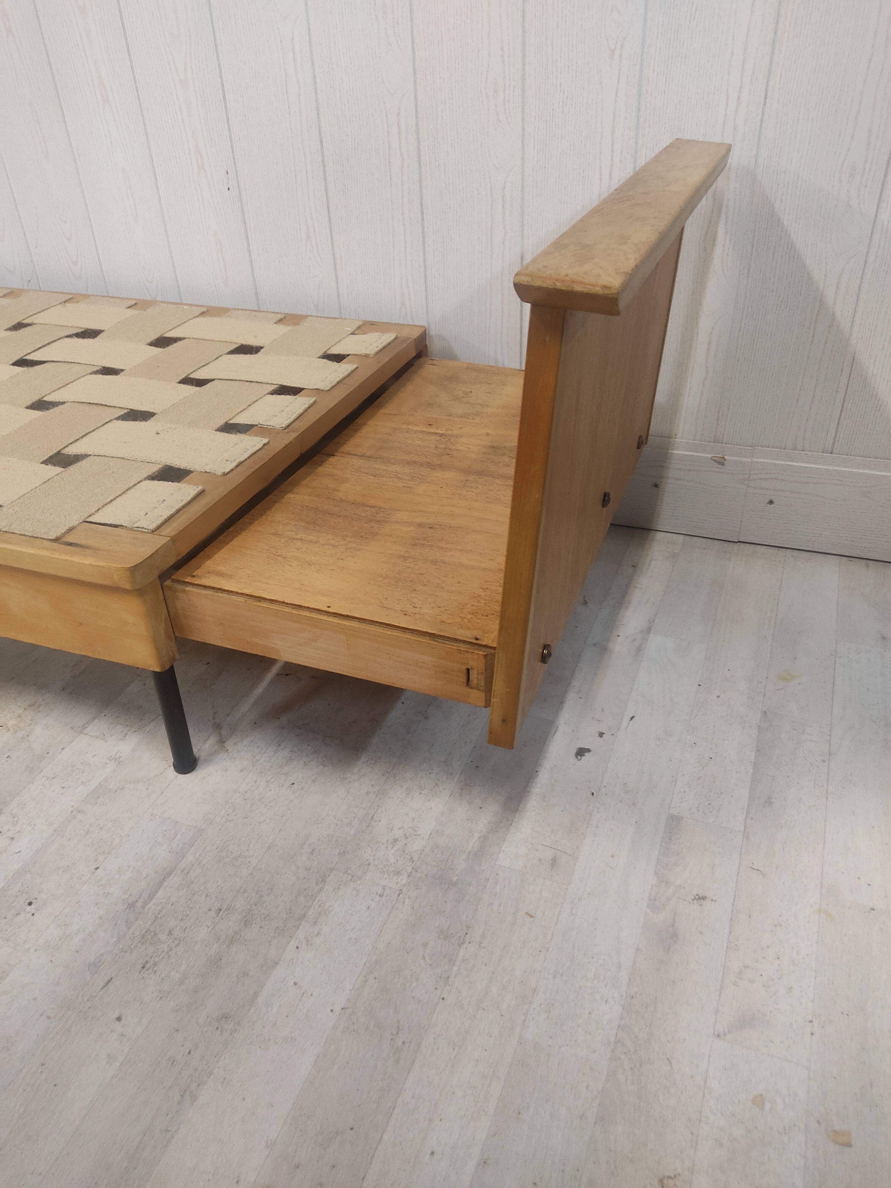 Vintage daybed bed bench 50s 60s