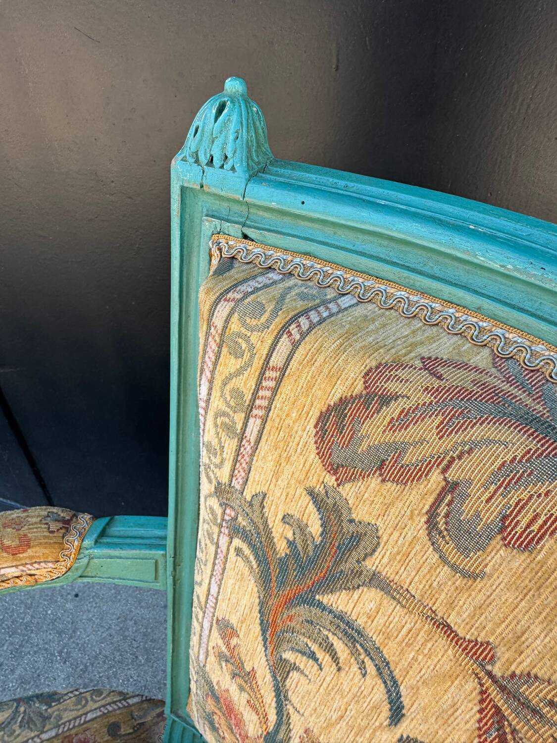 Louis XVI convertible armchair