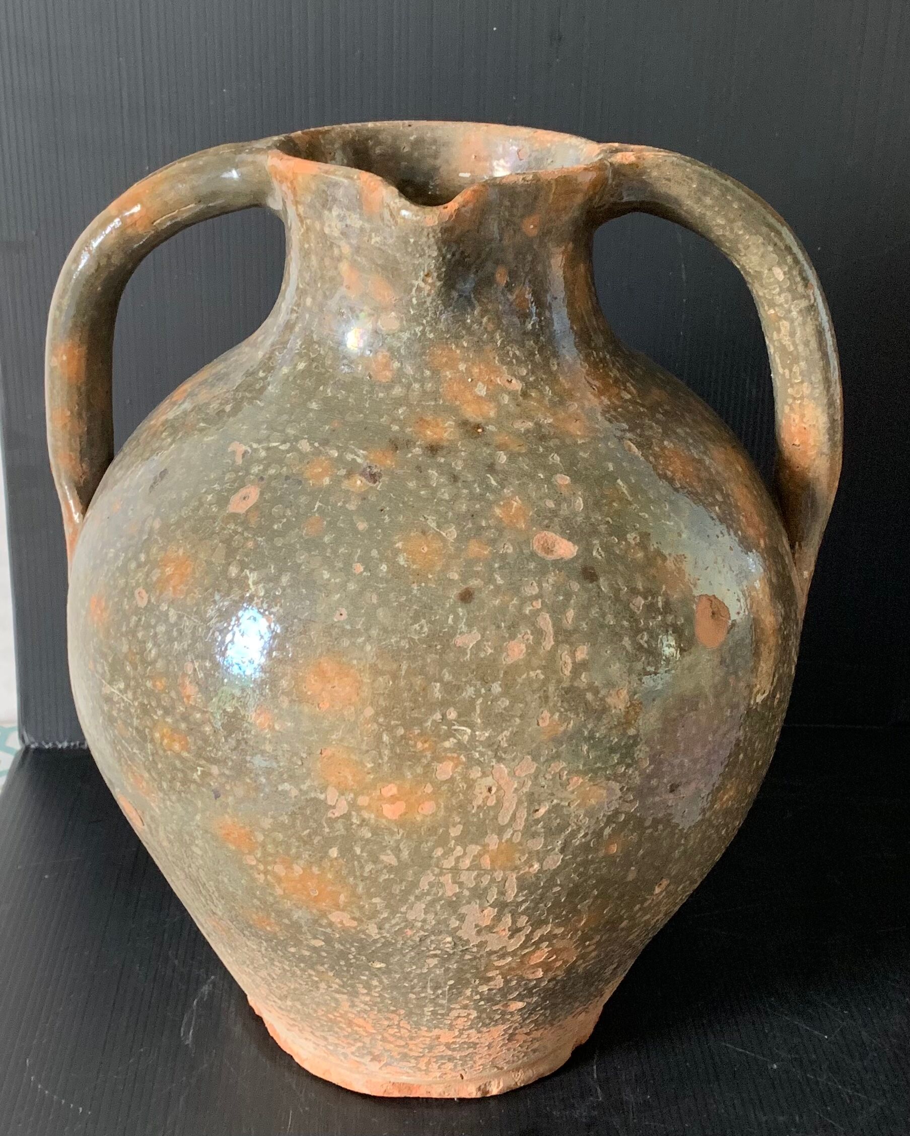 Large antique terracotta jar