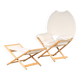 Vico Magistretti ““Regina D’ Africa” Chair with Stool for Alias, Italy 1970