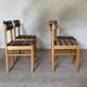 Chaises vintage  Baumann style scandinave