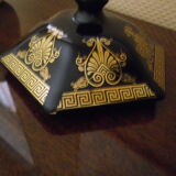 Porcelain candy maker hand-decorated with 24 carat gold Greece 70