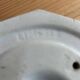 Art Deco ceiling light in opaline glass and ceramic