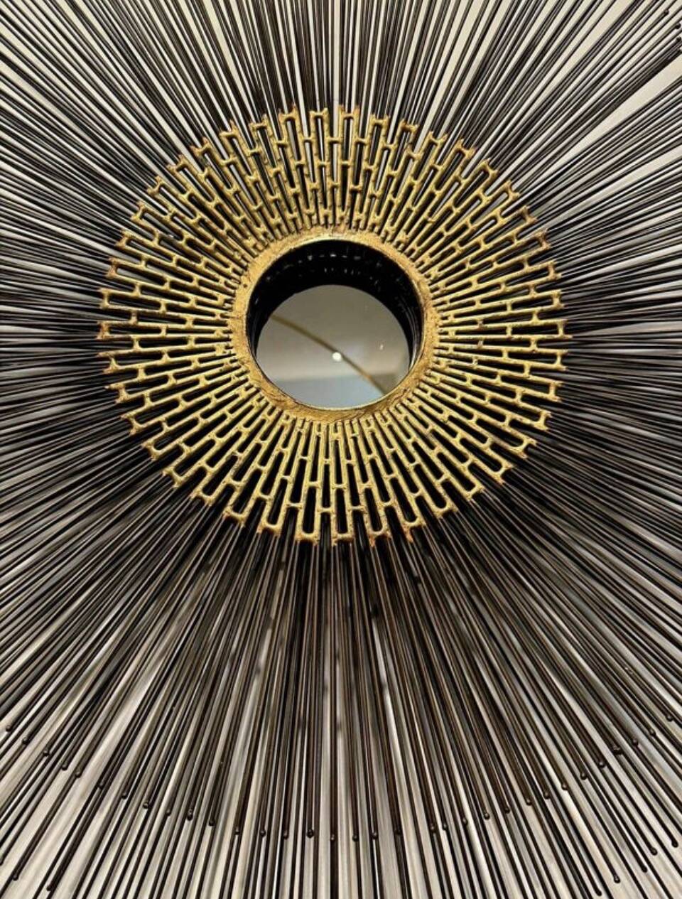 Sunburst Mirror W. Friedle Circa 1970
