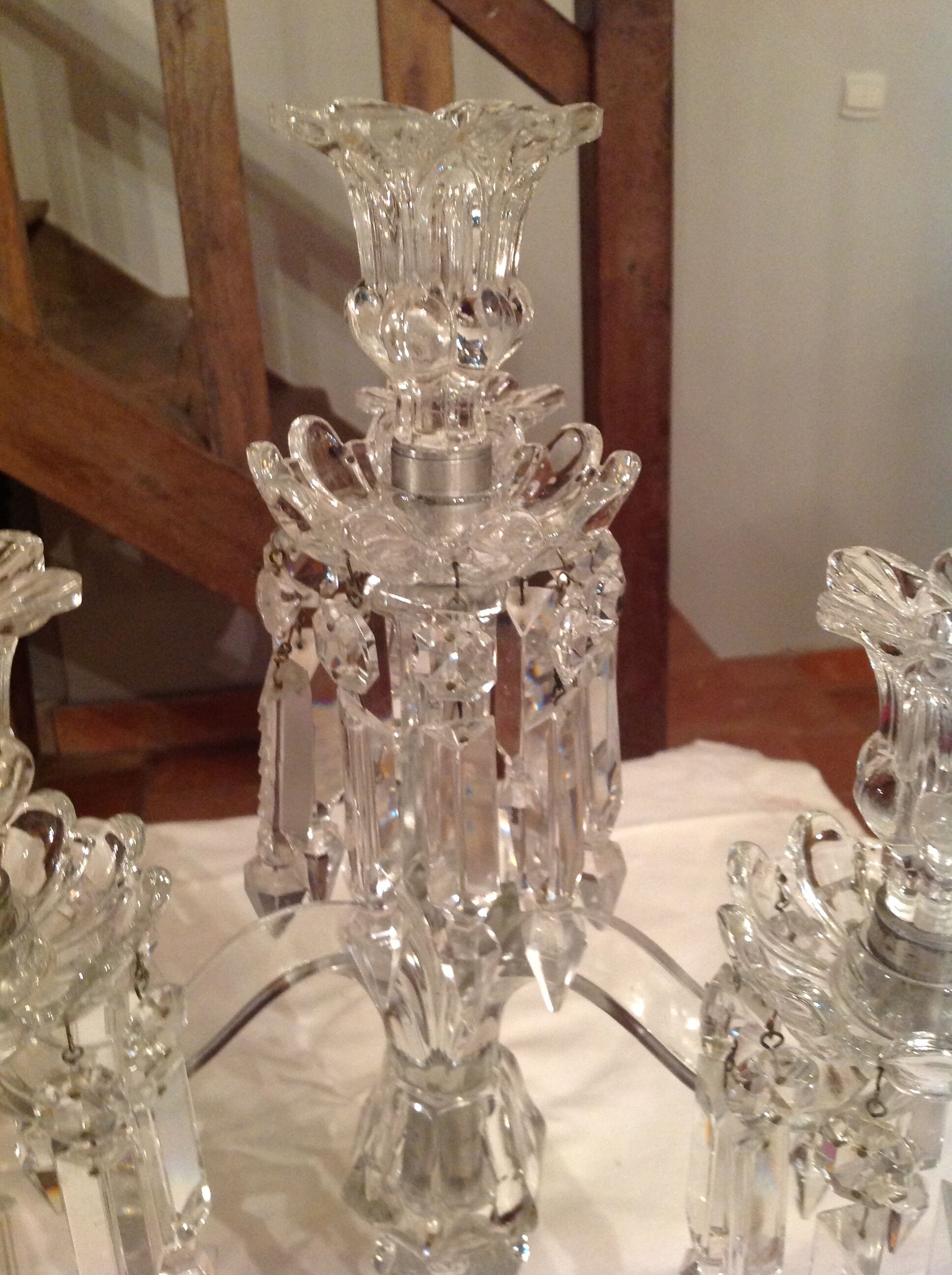Chandelier en cristal de Baccarat