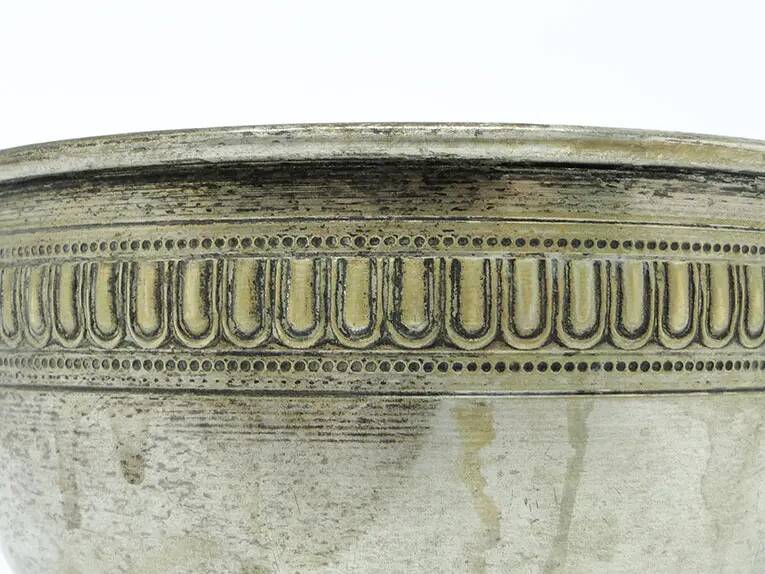 Eclectic sugar bowl, silver-plated brass, Sweden, early 20th century