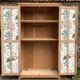 Parisian paneled cabinet in raw wood, 1940