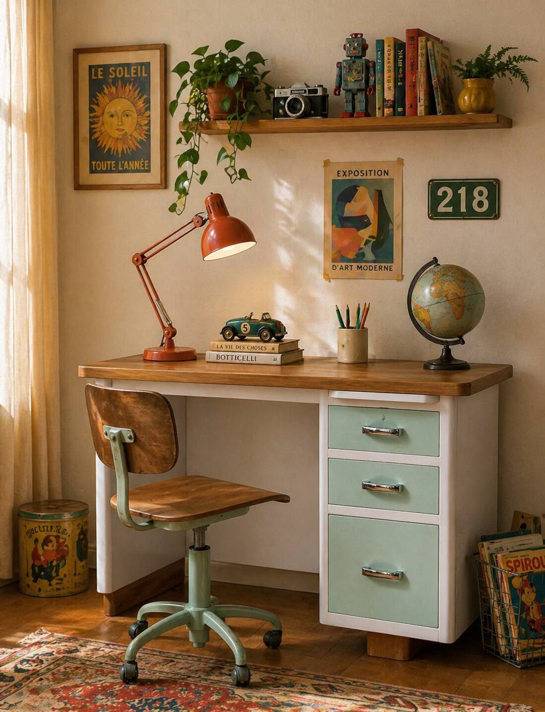 1950s vintage desk