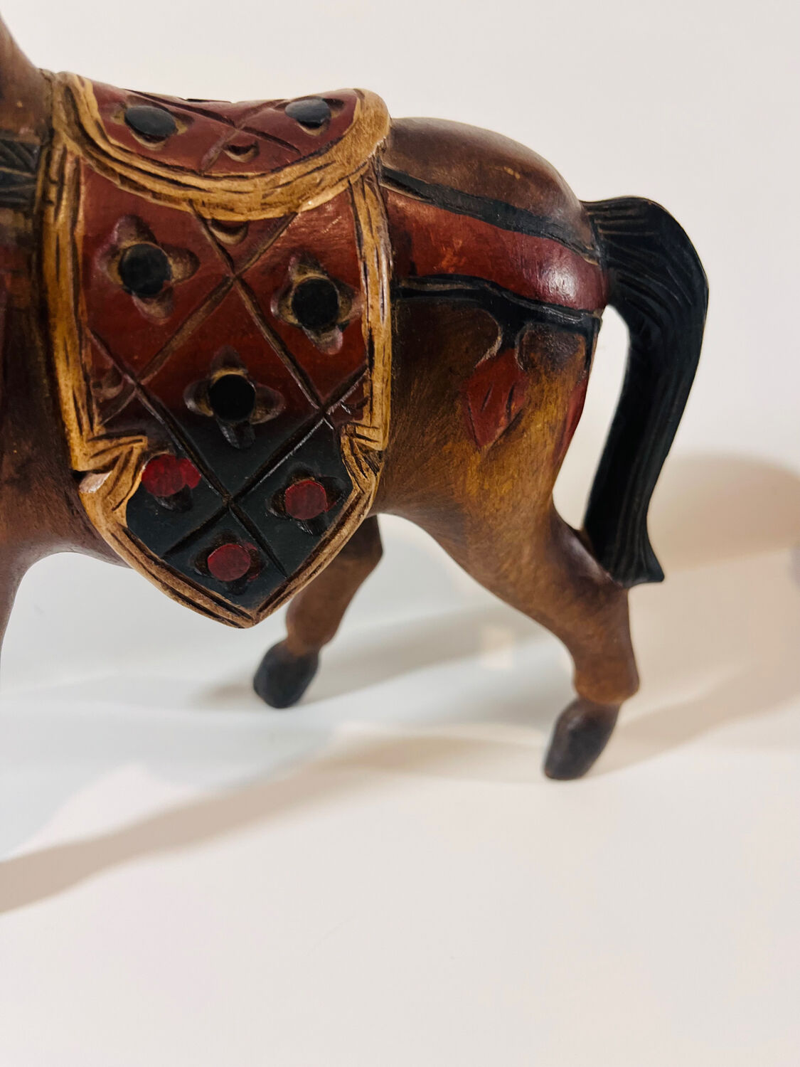 Vintage wooden horse
