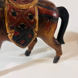 Vintage wooden horse