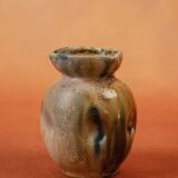 Small Art Nouveau vase in flamed glazed stoneware by Charles Greber