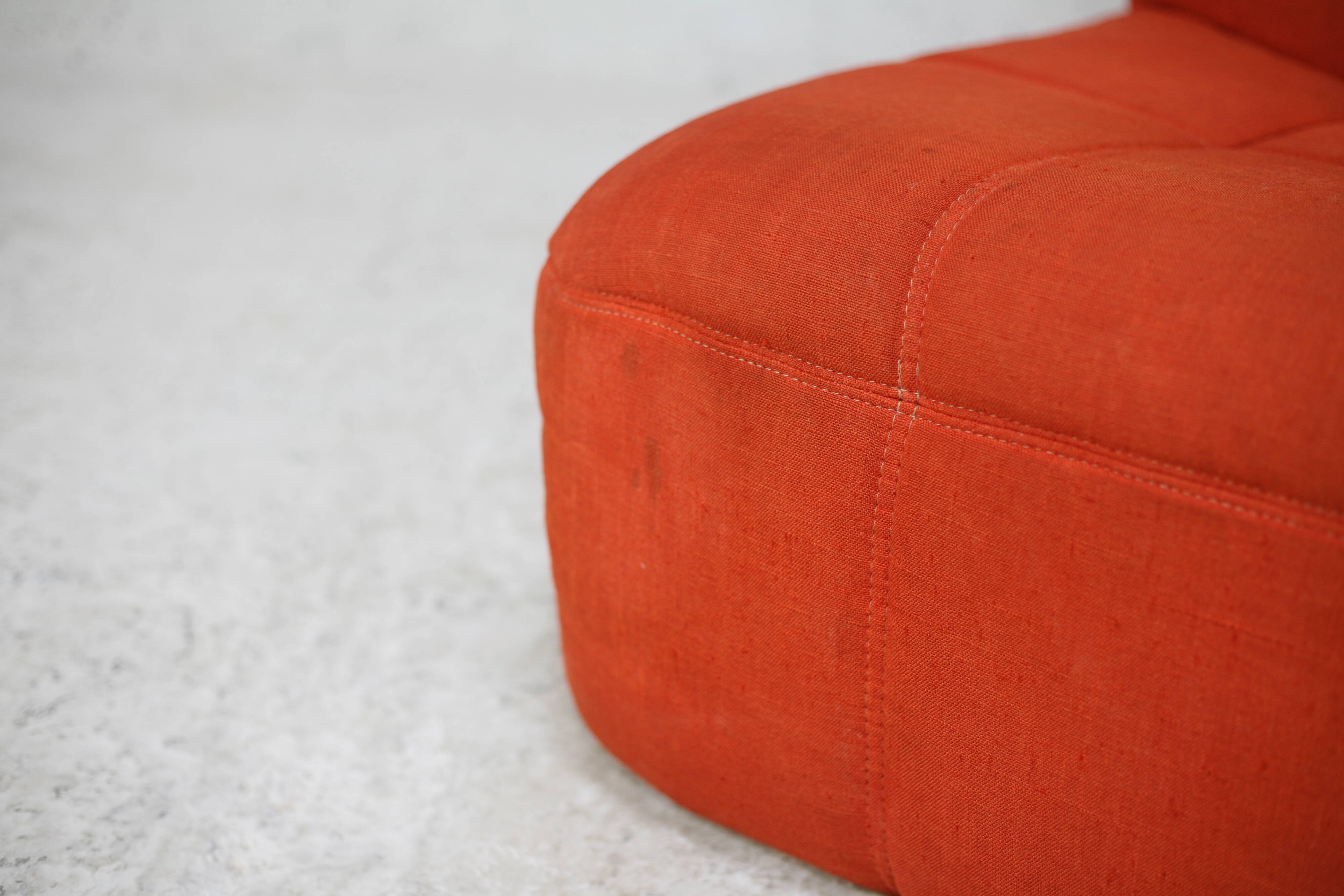 Chauffeuse by Michel Ducaroy, model Kimba, Roset, France, circa 1975