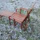Rattan chaise longue 1900