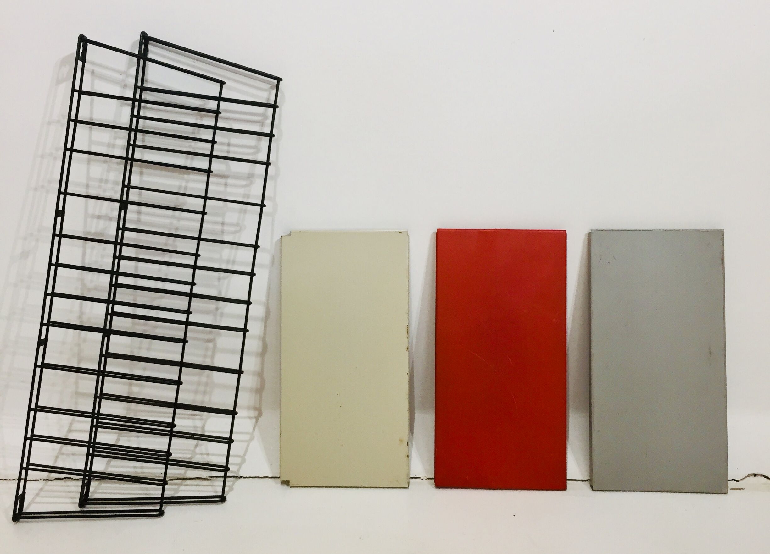 Metal shelf, short trays, Tomado edition