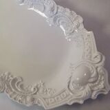 Large fish dish signed cm limoges cream / beige