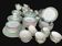 Villeroy & Boch table service in celadon green and ivory, 102 pieces.