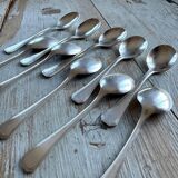 Set of 10 ice cream spoons, America, Christofle