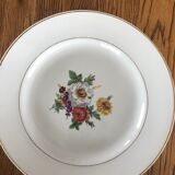 Lot of 3 serving dishes old in half porcelain Badonviller