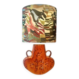 Wireless table lamp – a unique upcycled piece from the 1970s in ceramic.