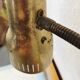 Vintage Scandinavian bed and lamp signed NK 1959