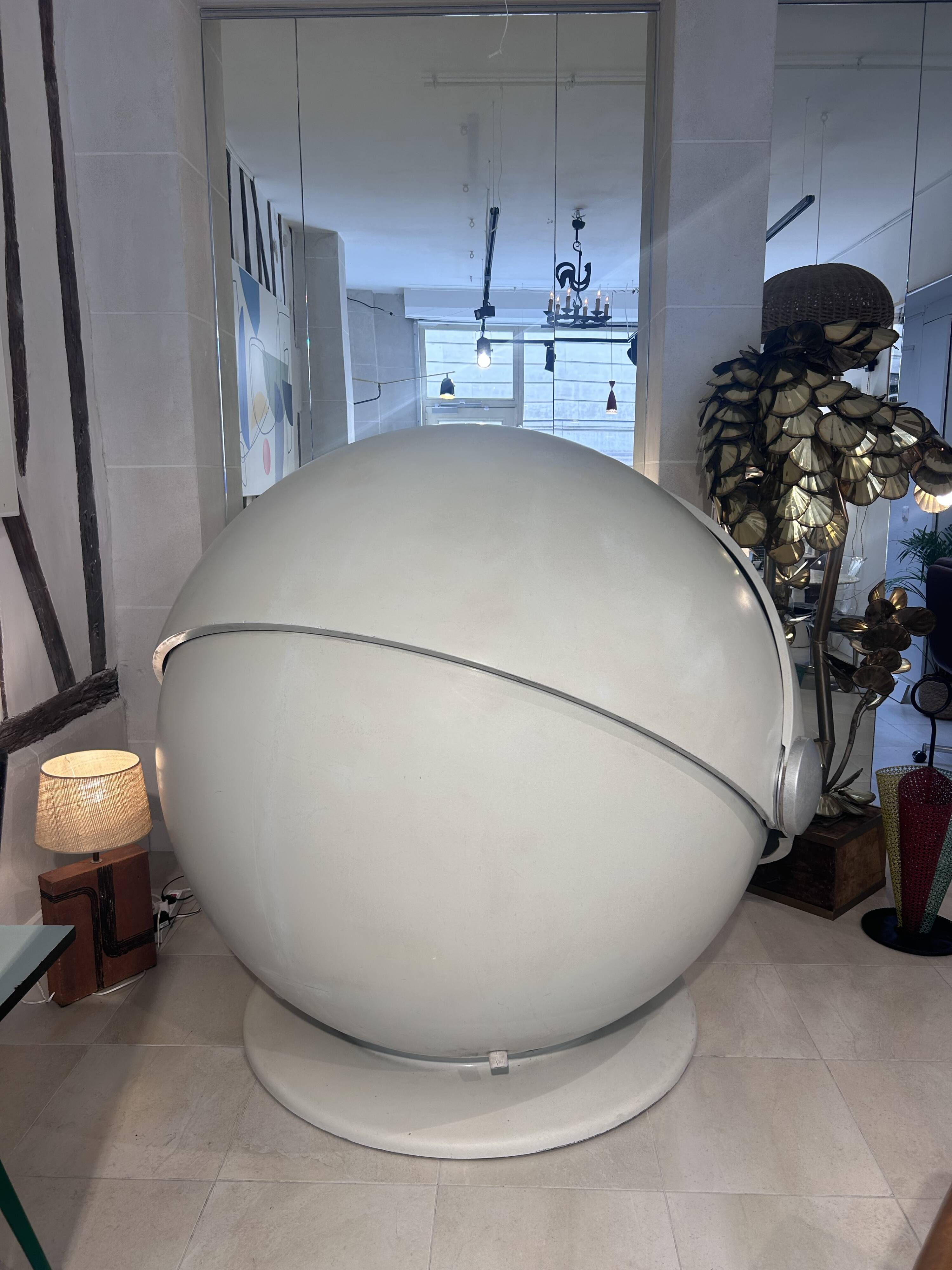 Chaise Sunball par Günter Ferdinand Ris et Herbert Selldorf pour Rosenthal, 196