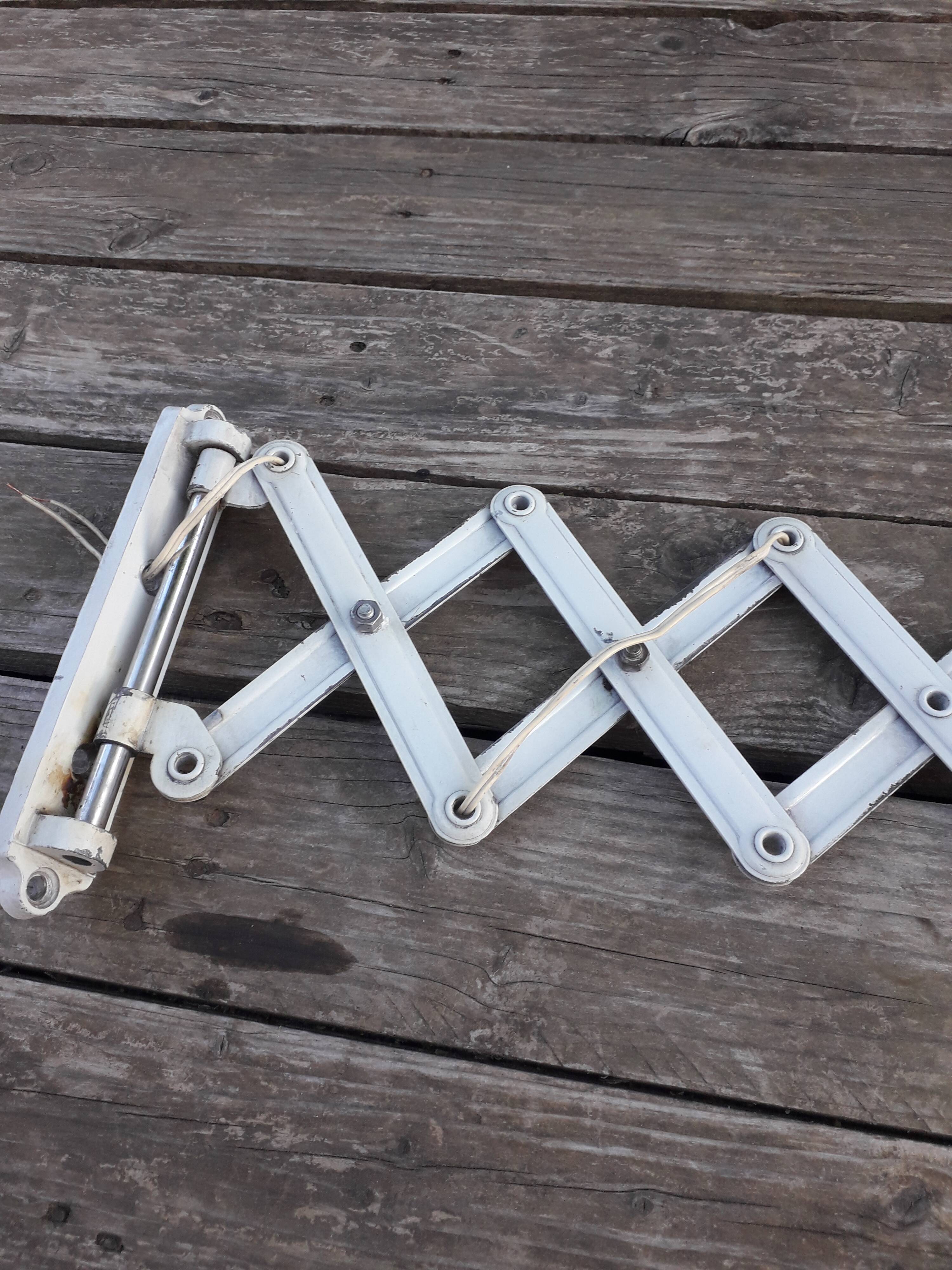 Old scissor wall light - Industrial / workshop - 1950