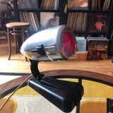 Pair of Hanau lamps, streamline design