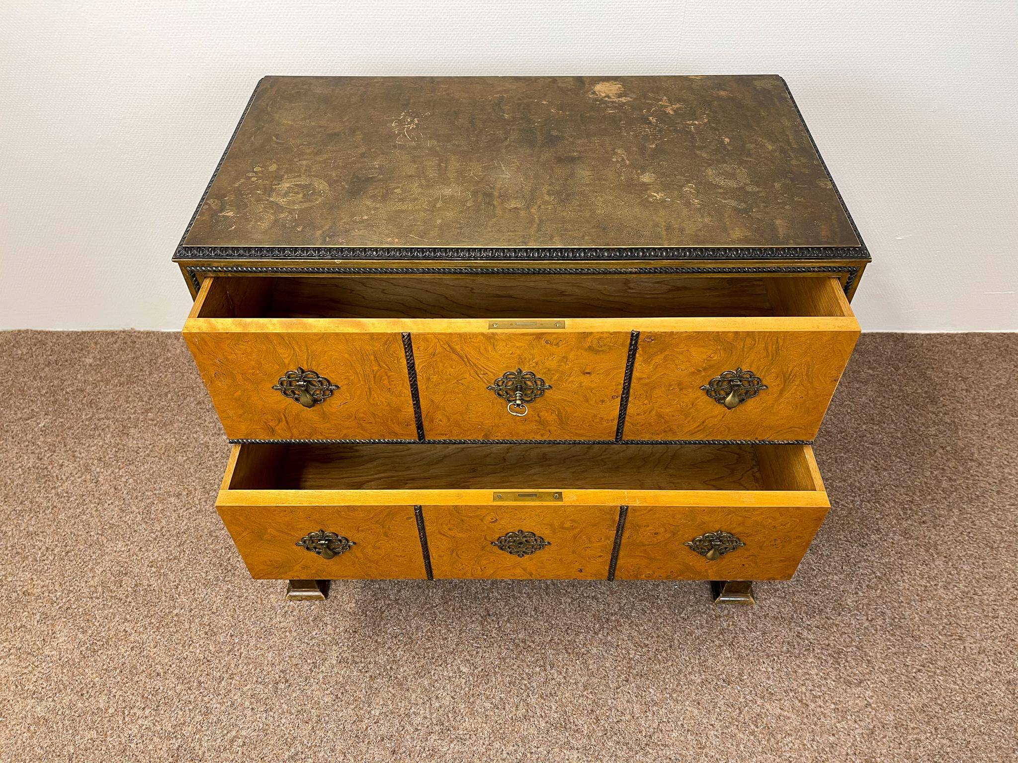 Commode Art Déco attribuée à Carl Malmsten, Suède, années 1920