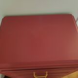Semainier commode chevet bahut vintage 5 tiroirs