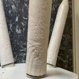 Painted brutalist stool