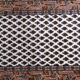 Vintage Indian carpet Seraband handmade 56cm x 89cm 1970s