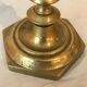 Brass candlestick nineteenth 28 cm