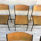 ♻️ Set of 6 chairs designed by designer Gijs van der sluis.