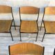 Ensemble de 6 chaises conçu par le designer Gijs van der sluis.