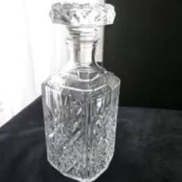 Arques crystal whiskey decanter