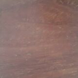 Pair of 1960s tables in tubular metal and solid teak
