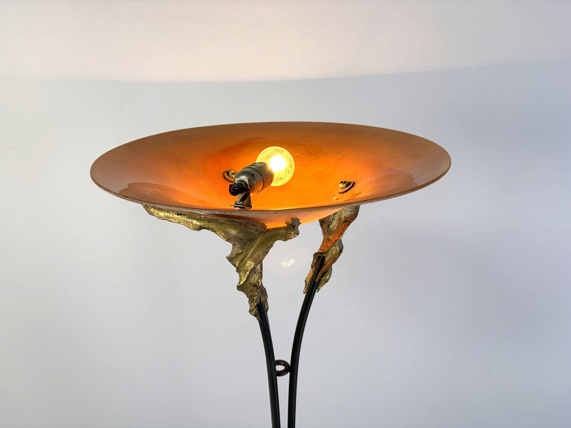 Art deco style floor lamp by Ligne D, 1980s