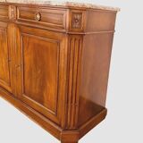 Directory style sideboard in mahogany and 19th century veneer