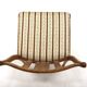 Set de 4 chaises scandinave en noyer, Suède, 1950