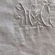 Tablecloth MC rectangular 205x178 damask with beige squares